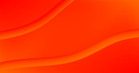 Abstract orange Gradient background with curved Pipe lines for Copy Space design