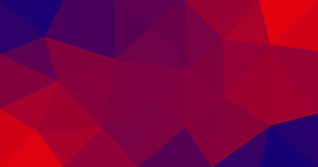 Abstract Low polygonal Red and Violet Triangular Texture design