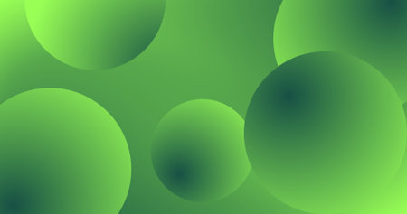 Abstract background with green Bubbles Gradient Copy Space Designのイラスト素材