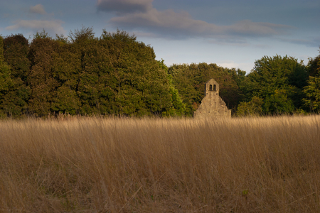 old church ruinの写真素材