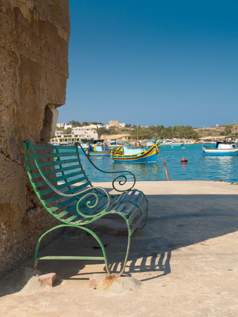 Malta harbour seatの写真素材
