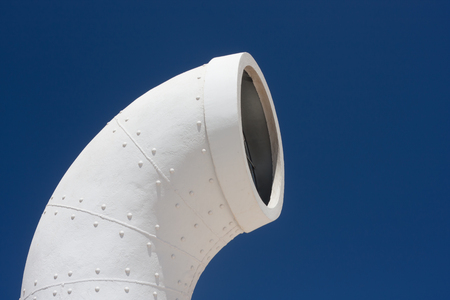 vintage nautical air ventの写真素材