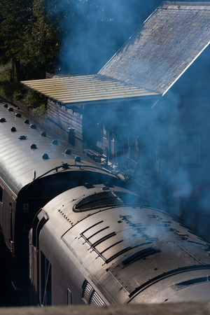 atmospheric locomotiveの写真素材