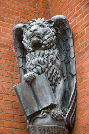 Winged Lionの写真素材
