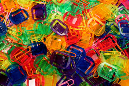 multicolored paperclips