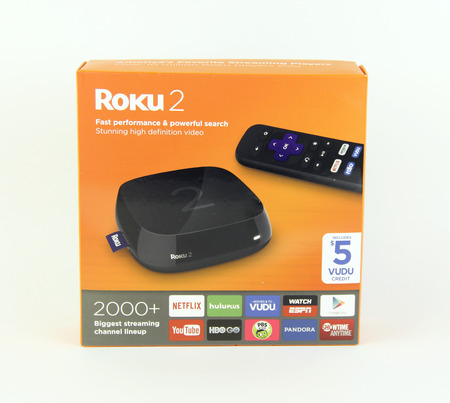 SPENCER , WISCONSIN, August, 14 2015   Roko 2 Streaming Video Player in the box  Roku is a series of...