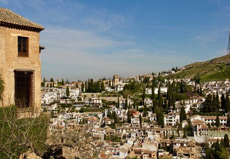 Summer view of the Spanish city of Granada