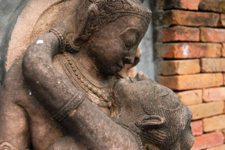 The Kiss by Statue at the phuket