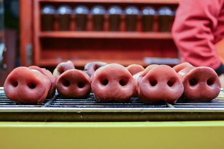 BBQ Nose of Pigの写真素材