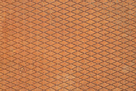 Rusty metal texture with rhombic gridの写真素材
