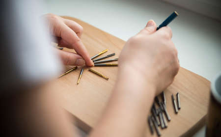 composition of the preparation cnc mill drillの写真素材