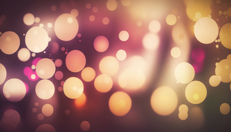 Abstract bokeh background, light sparklesの素材