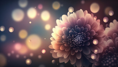 A mix of leaves and flowers, this illustration is perfect for adding a touch of nature to your designs. Whether used as a wallpaper or a decorative element, this closeup of blooming flowers is sure to add a touch of beauty and freshness to any project.の素材