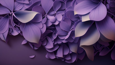 A mix of leaves and flowers, this illustration is perfect for adding a touch of nature to your designs. Whether used as a wallpaper or a decorative element, this closeup of blooming flowers is sure to add a touch of beauty and freshness to any project.の素材