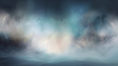 This is an abstract background with a modern and minimalist design. The backdrop has a soft and foggy appearance with blurred edges and a subtle shine. The concept is creative and artistic, perfect for use as a wallpaper, banner, or templateの素材