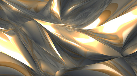 Abstract background features a shiny and reflective surface with a mesmerizing pattern.の素材