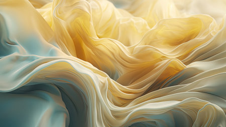 The gentle wave-like curves and intricate texture of this abstract design resemble flowing fabric, evoking a sense of luxury and elegance.の素材