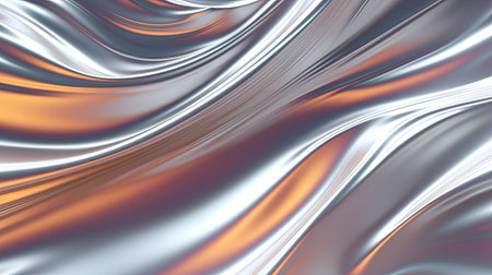 Abstract background features a shiny and reflective surface with a mesmerizing pattern.の素材
