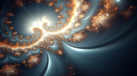 Computer Generated Spiral Designの素材