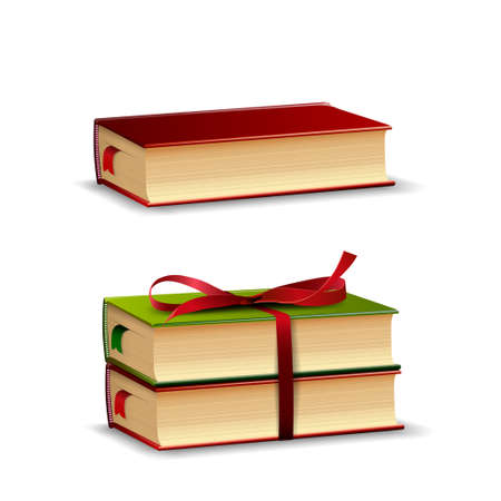 Books isolated on white background for your creativityのイラスト素材