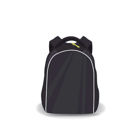 School backpack isolated on white background for your creativityのイラスト素材