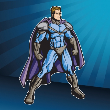 Member of a  hero teamのイラスト素材