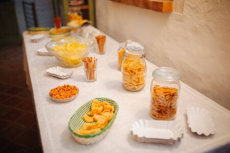 Snacks buffetの写真素材