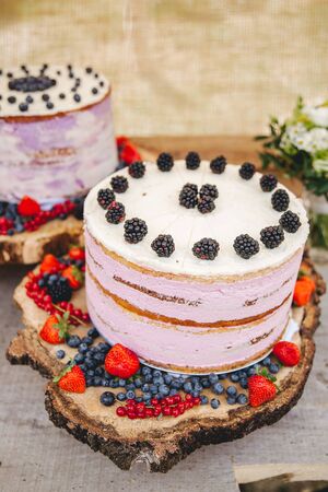 Delicious desserts at a weddingの写真素材