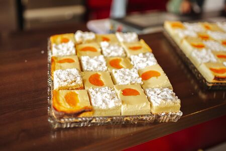 Delicious desserts at a weddingの写真素材