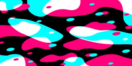 Colored modern background in the style of the social network. Digital background. Stream cover. Social media concept. Vector illustration.のイラスト素材