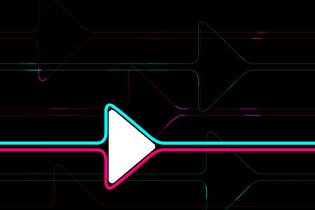 Colored modern background in the style of the social network. Digital background. Stream cover....