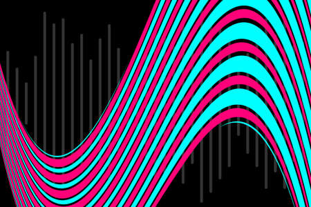 Abstract background. Vector illustration. Background in the style of social media. Funny party design. Vector illustration.のイラスト素材