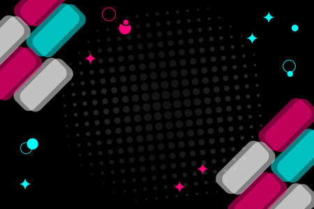 Colored modern background in the style of the social network. Digital background. Stream cover....