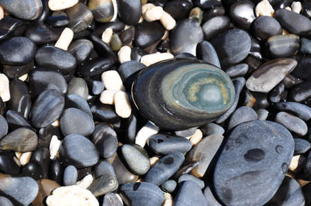 Stones on the beachの写真素材