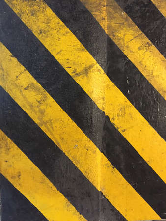 Black and yellow stripe pattern floor