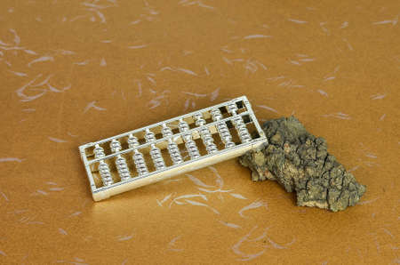 Silver abacusの写真素材