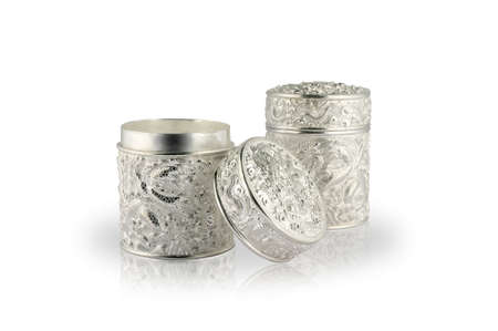 Silver tea setの写真素材