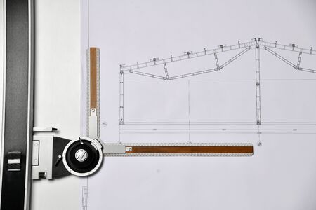 old drawing apparatus and instrumentsの写真素材
