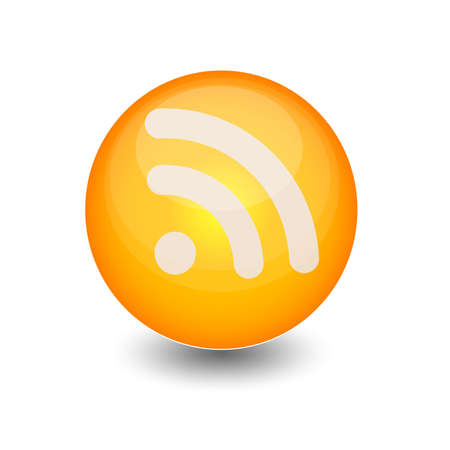 glossy rss iconのイラスト素材
