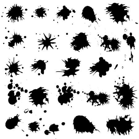 grungy design elementsのイラスト素材