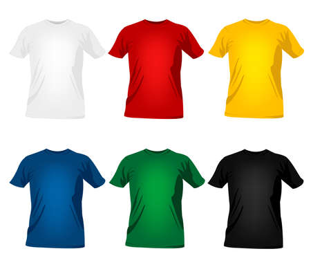 T-shirt templatesのイラスト素材