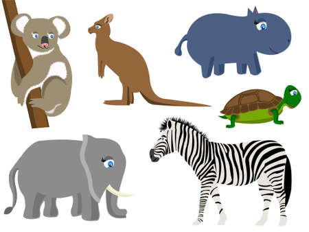 abstract natural animalのイラスト素材