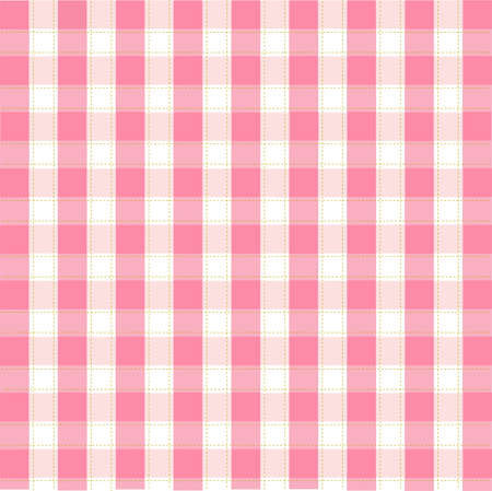 Seamless pink plaid patternのイラスト素材