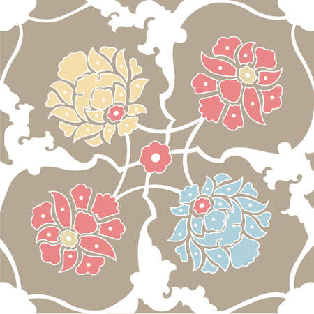 floral backgroundのイラスト素材