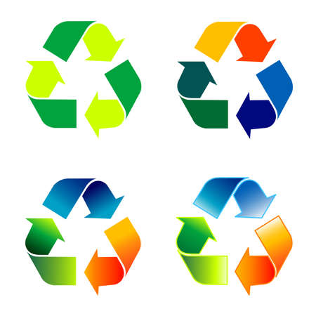 Recycle  iconsのイラスト素材