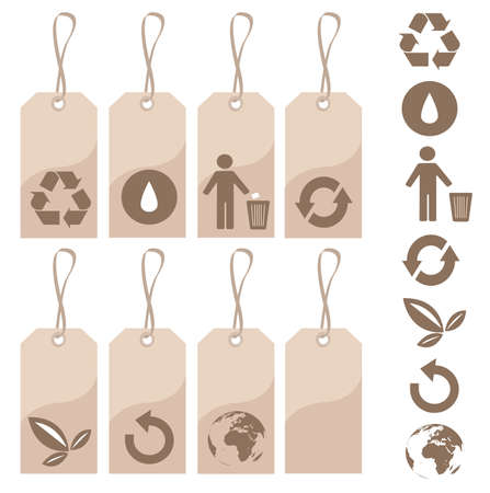 environmental tags のイラスト素材