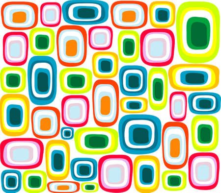 retro colorful background, wallpaperのイラスト素材