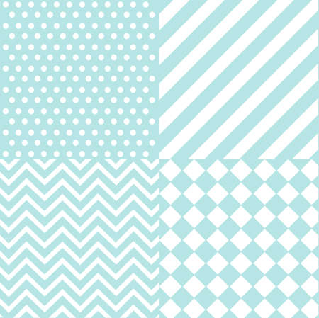 seamless baby boy pattern, wallpaperのイラスト素材