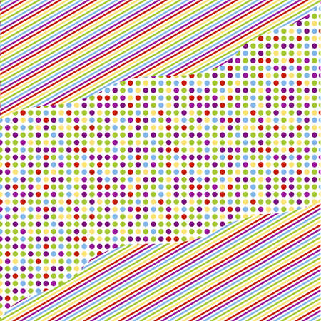 seamless pattern, polka dot wallpaperのイラスト素材