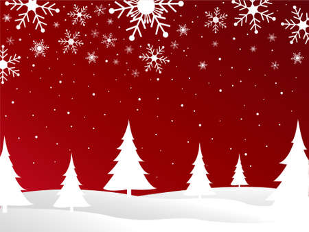 Winter cardのイラスト素材